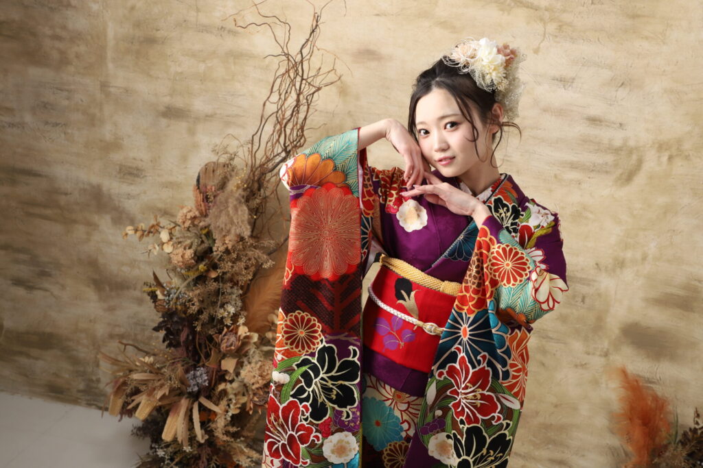 木津川市・精華町・京田辺市の成人式_フォトスタジオワタナベ(渡辺写真館)店_振袖_スタジオ撮影_前撮り・後撮り_写真